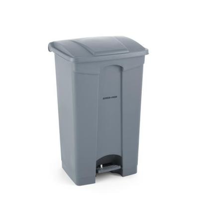 Nádoba na odpadky s pedálem, AmerBox, 68L, Světle šedá, 490x410x(H)660mm | 691151